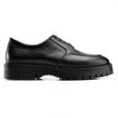 Bulky Black Laces Loafer