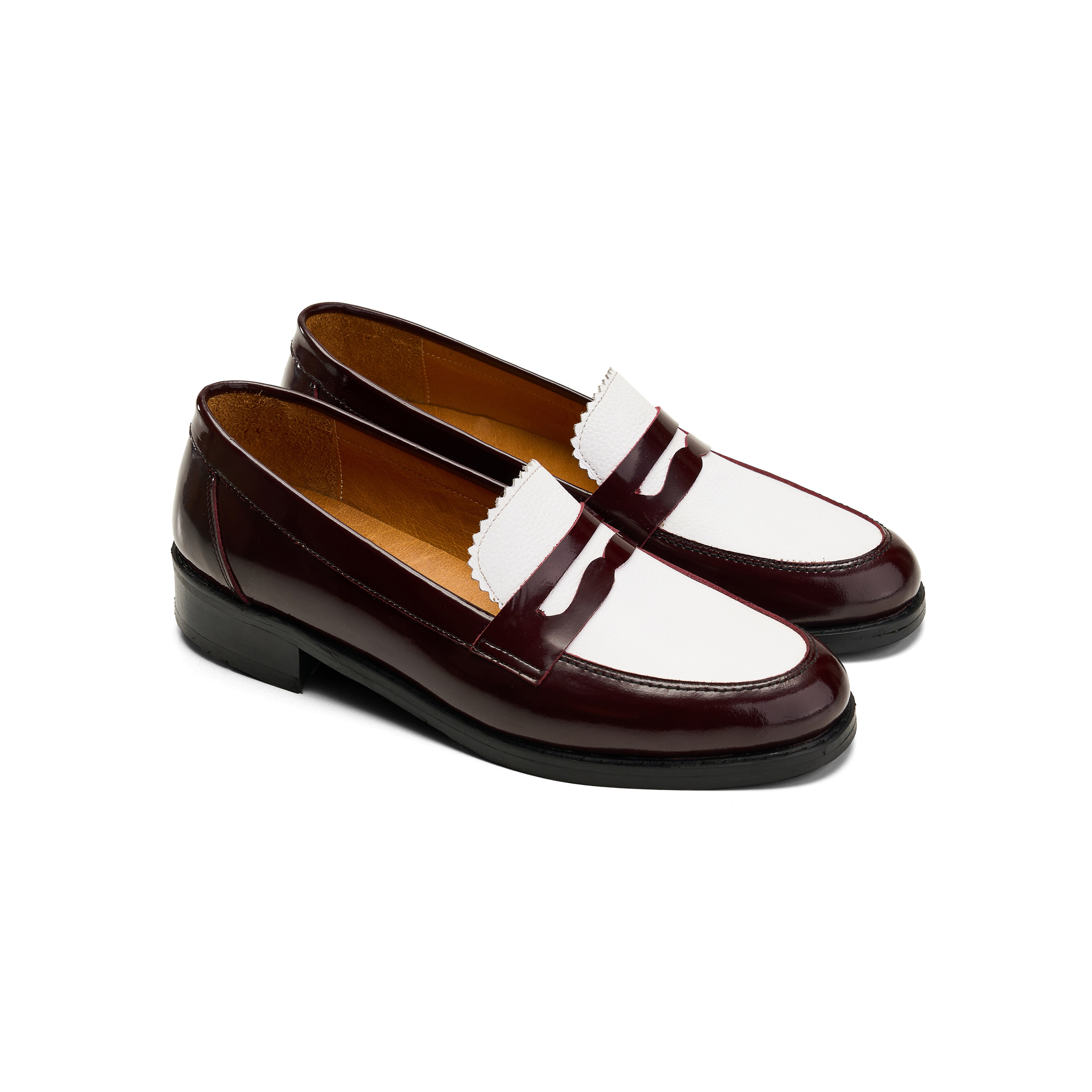 Women Burgundy/White College