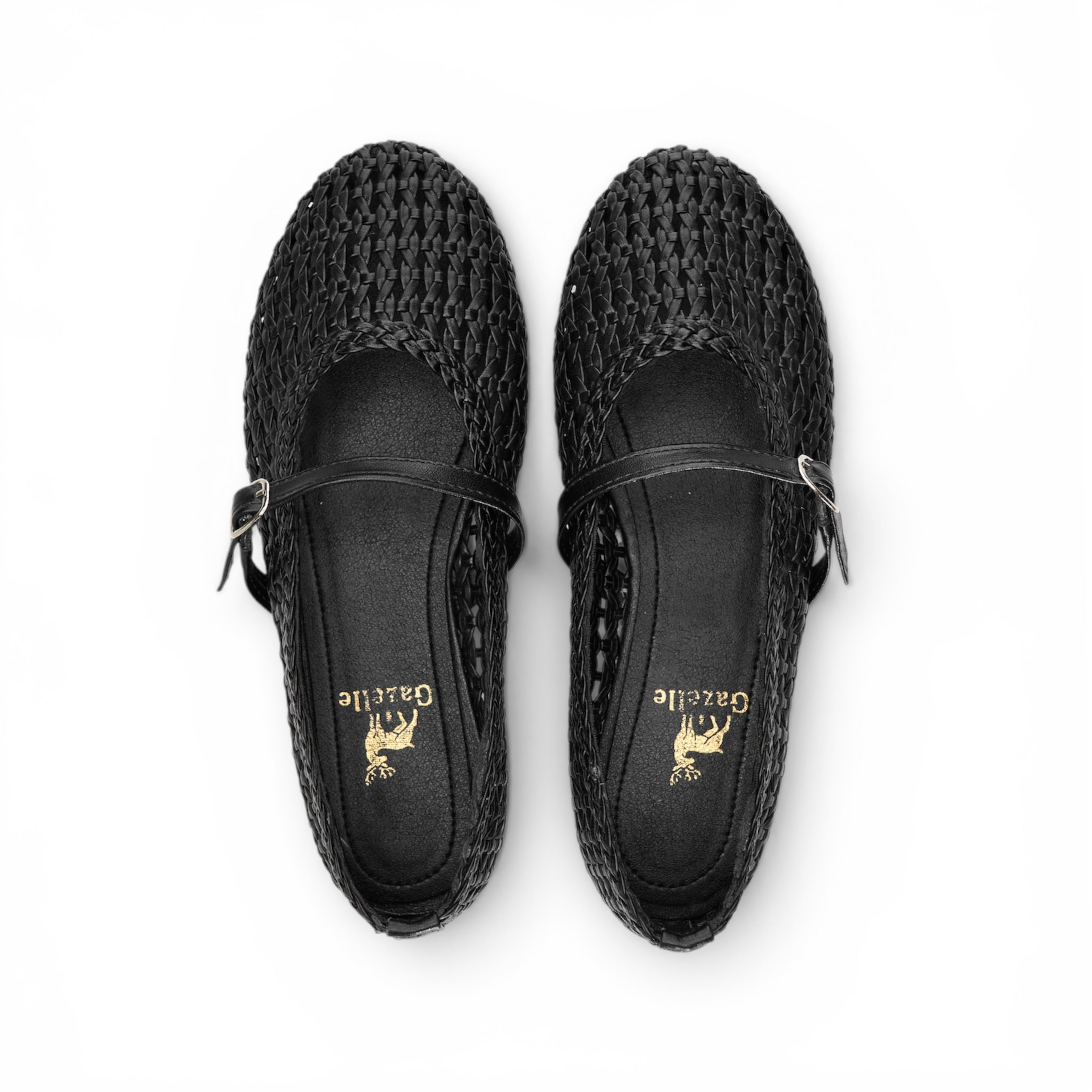 Women Black Breathable Flat Shoes