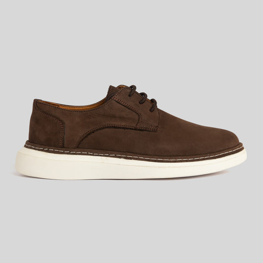 Brown Suede Chunky Sneakers