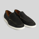 Black Suede Loafer Sneakers