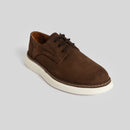 Brown Suede Chunky Sneakers