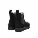 Black Suede Chelsea Boot