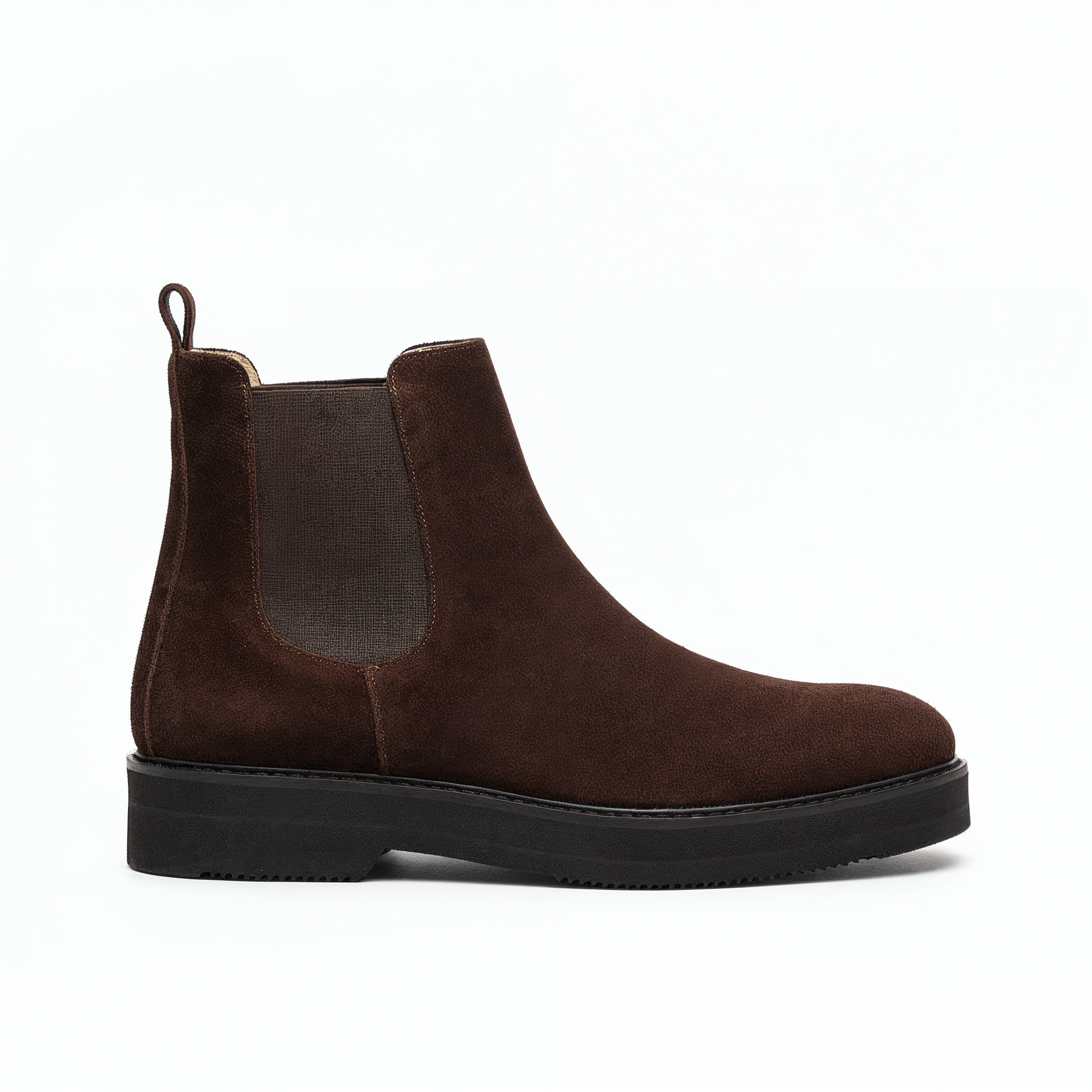 Brown Suede Chelsea Boot