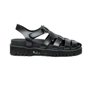 Black Fisherman Sandal