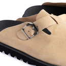 Beige Plain Chunky Clog