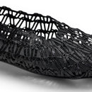 Black Crochet Mesh Ballet Flats