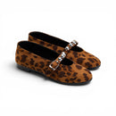 Women Tiger Studded Ballerina