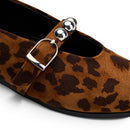 Women Tiger Studded Ballerina