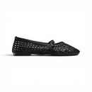 Women Black Breathable Flat Shoes