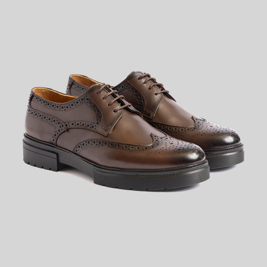 Chunky Brown Brogue