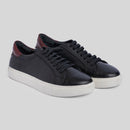 Black Plain Sneakers