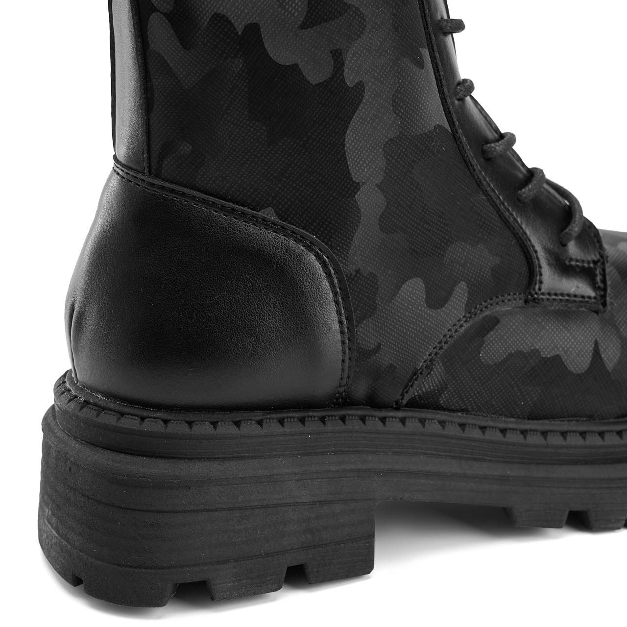 Black Army Boots
