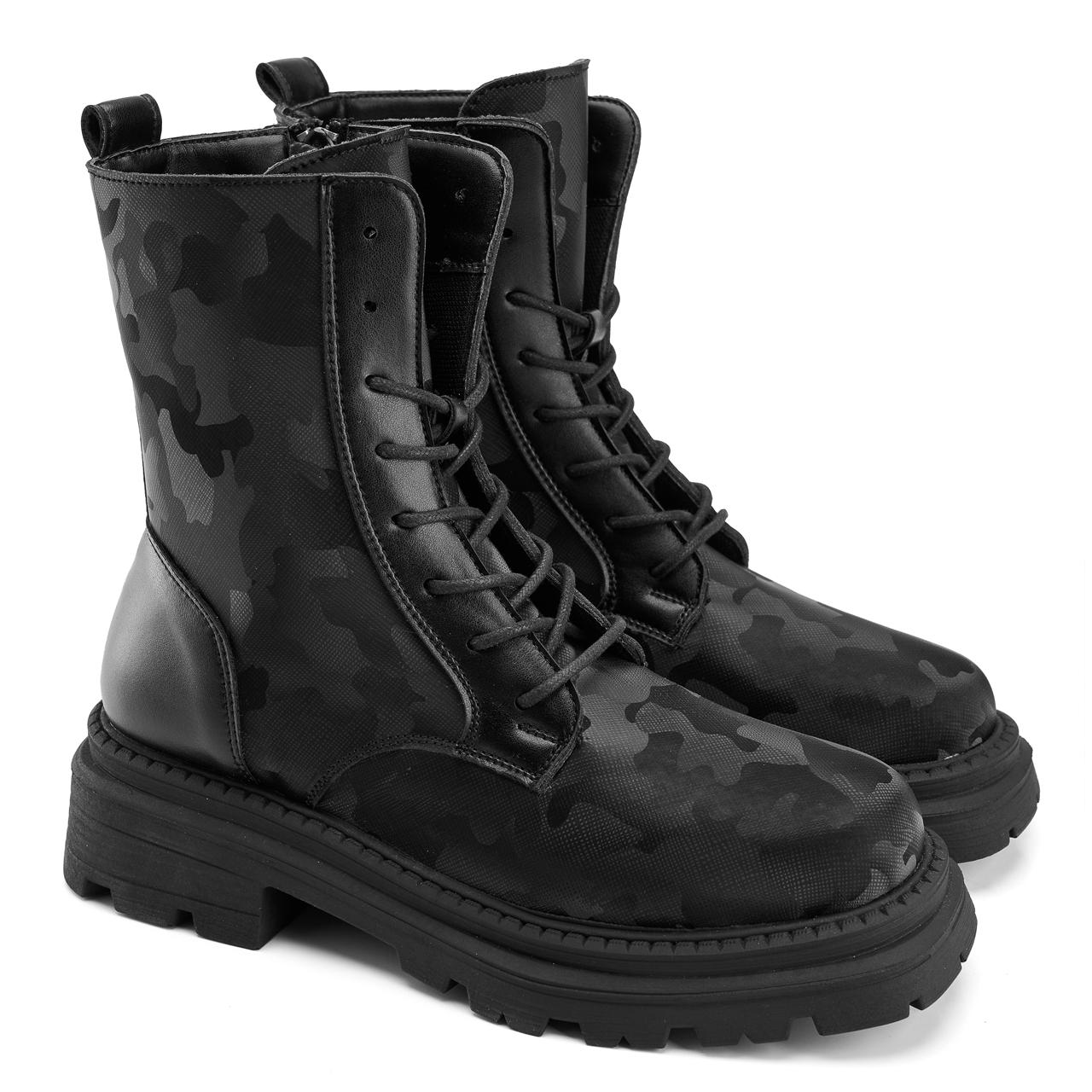 Black Army Boots