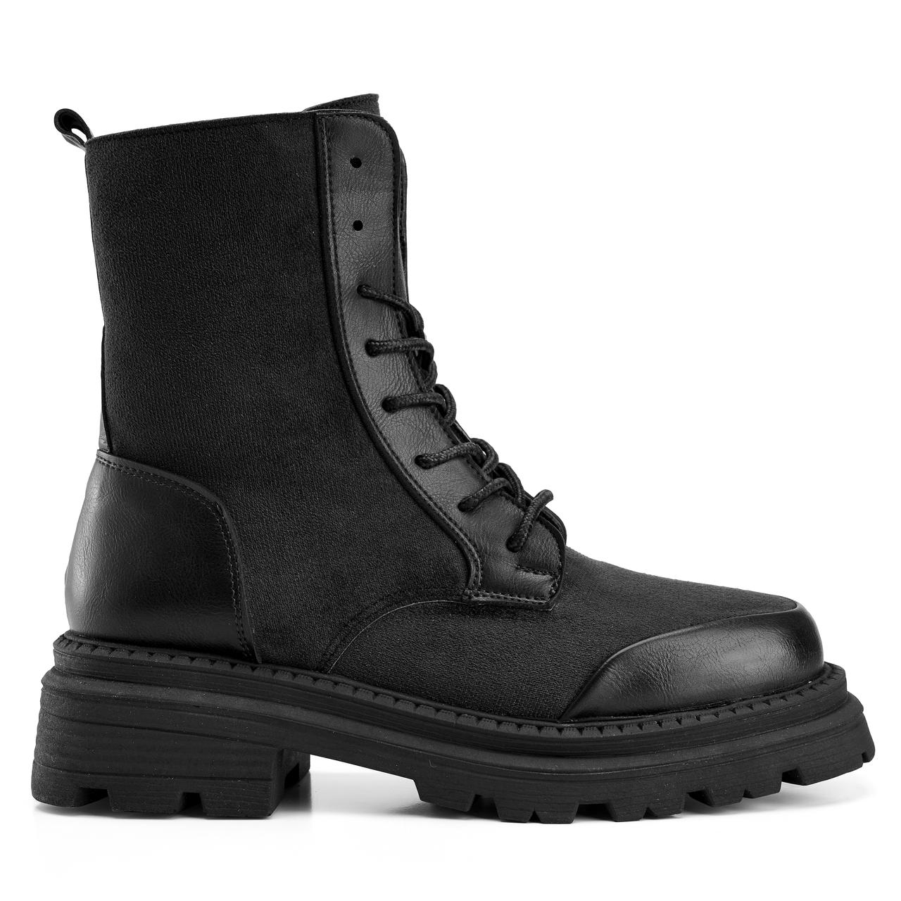 Black Two Tone Boots