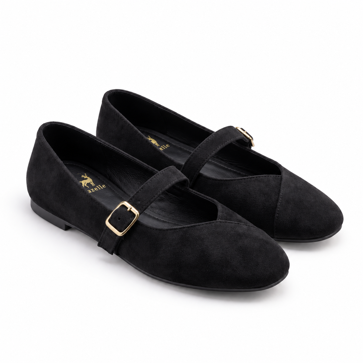 Women Camille Black Ballerinas