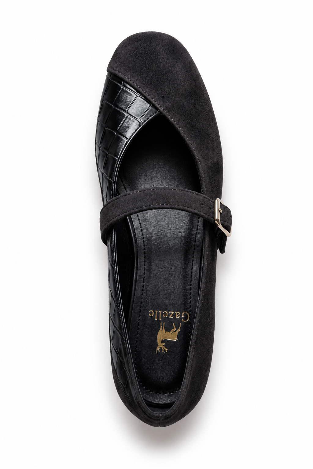 Women Romy Black Ballerinas